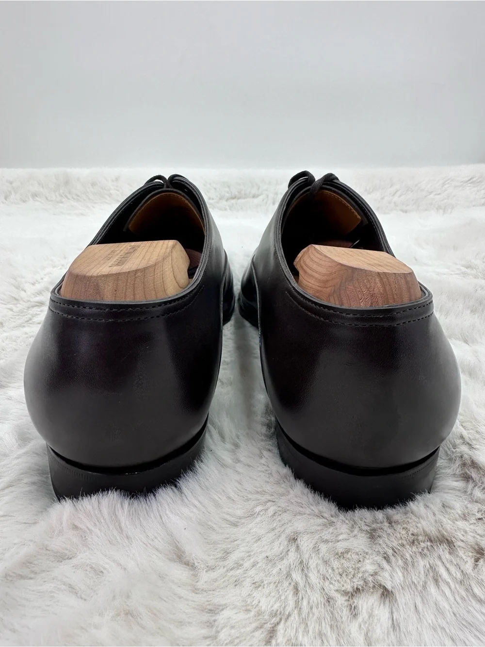John Lobb Becketts Dark Brown Misty Oxfords UK 9EE US 10EE New